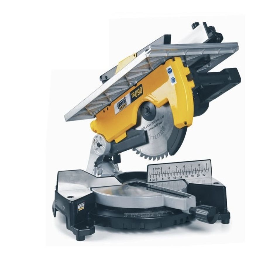 foto del prodotto troncatrice sega circolare per legno lama 305mm piano superiore femi tr090