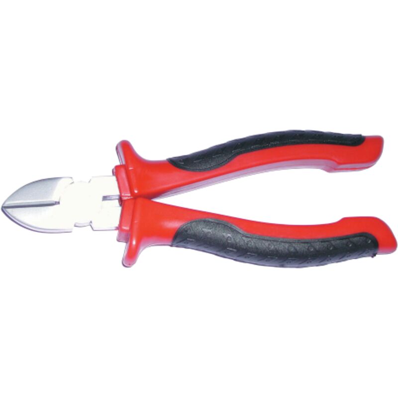 foto del prodotto tronchese bicolore con taglienti laterali in acciaio mm 150 manici in pvc