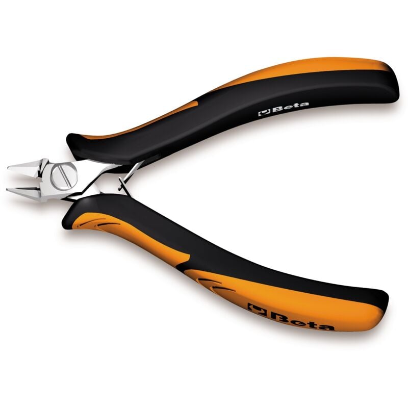 foto del prodotto tronchese per elettronica a taglienti diagonali rasi becchi assottigliati scaricati l mm 130 art. 1186bm