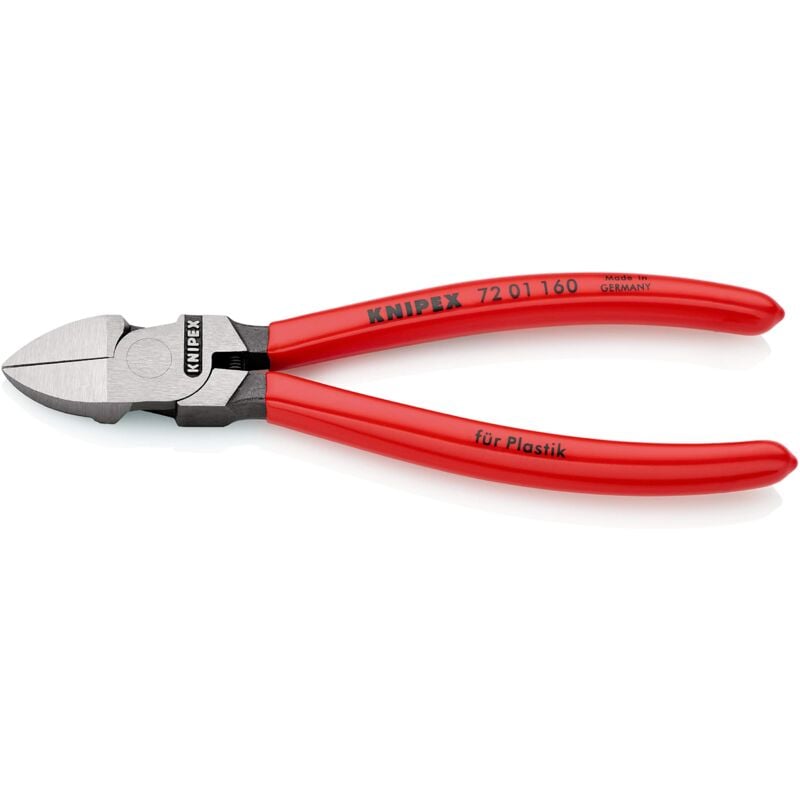 foto del prodotto tronchese per resina sintetica rivestiti in resina sintetica 160 mm confezione self service blister 72 01 160 sb knipex
