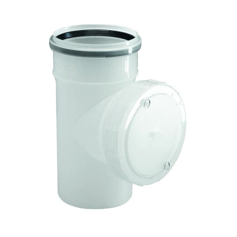 foto del prodotto tronchetto con ispezione mf 110 l 310 in polipropilene completo di guarnizione