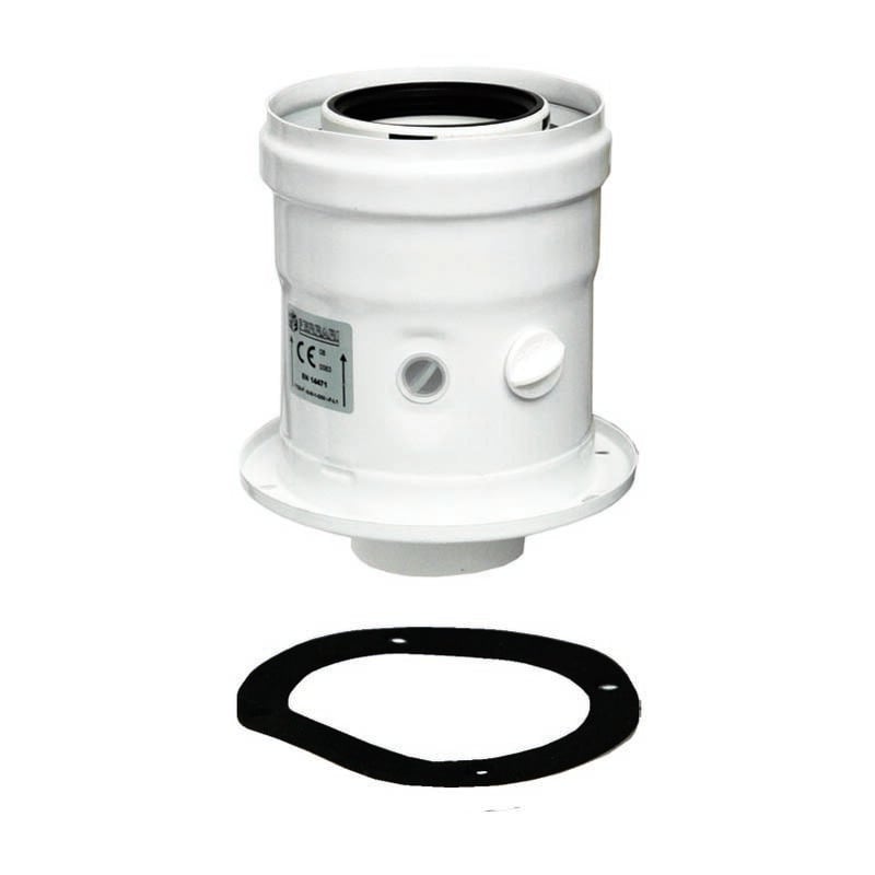 foto del prodotto tronchetto di partenza coassiale pps / metallo verniciato flangia di partenza coassiale mts-riello