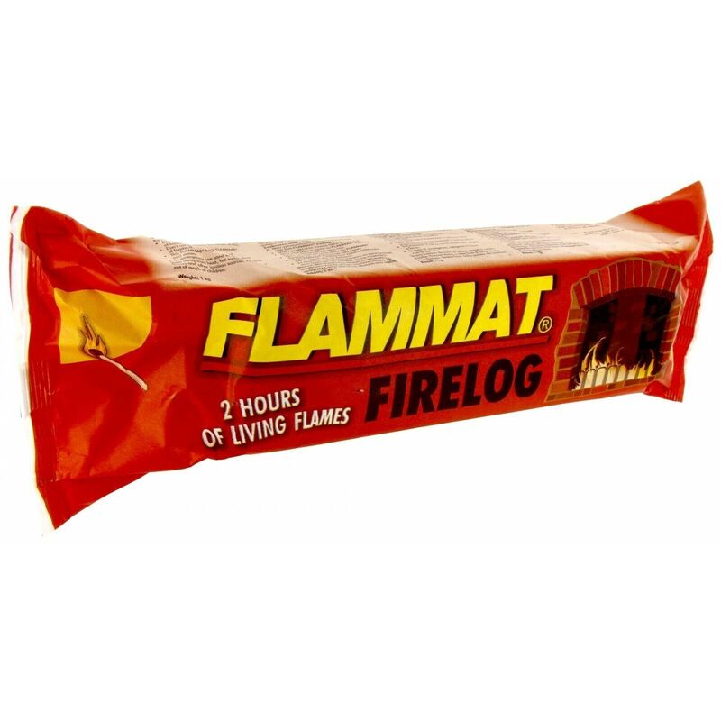 foto del prodotto tronchetto flammat ceppo canadese accendi fuoco per stufa e camino in busta 1 kg
