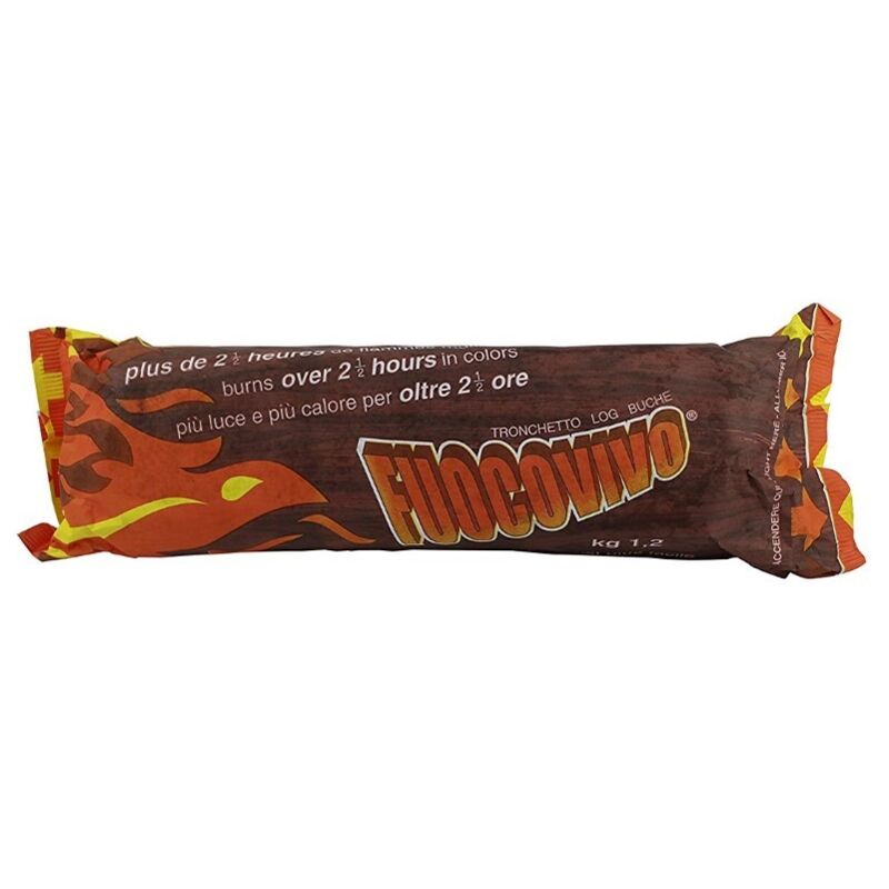 foto del prodotto tronchetto fuocovivo camino accendi fiamma 1,2 kg set 5 pezzi gmr
