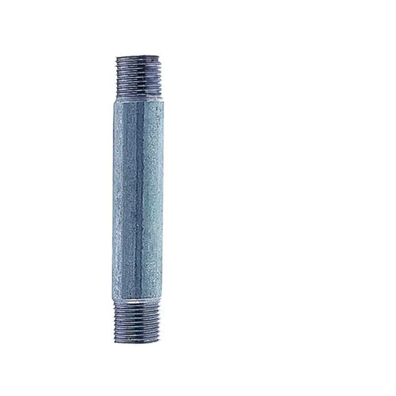 foto del prodotto tronchetto in acciaio zincato filetto corto 1 x 30 cm raccorderie metalliche
