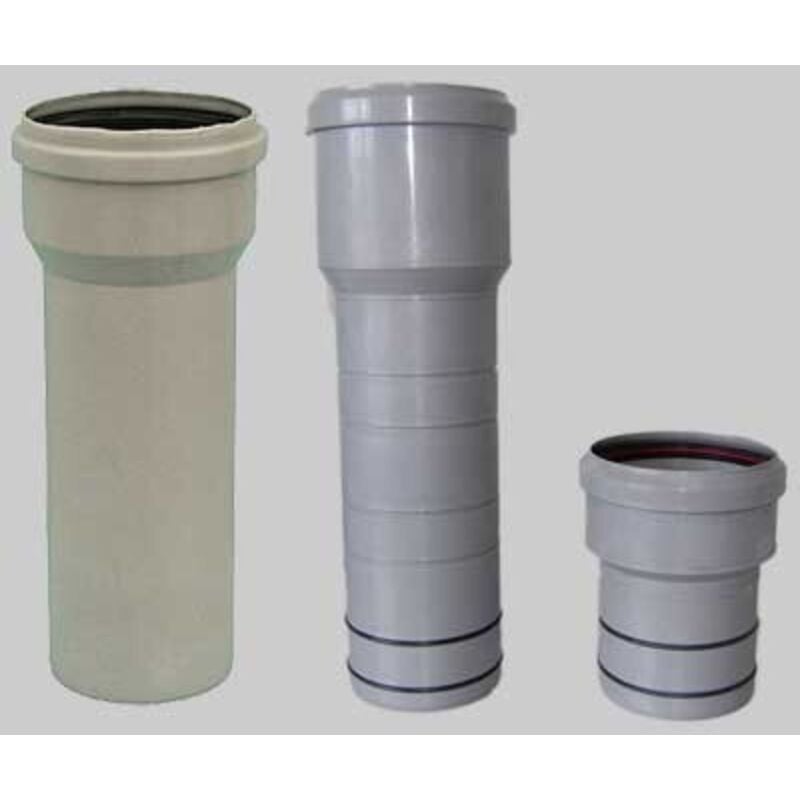 foto del prodotto tronchetto in pp attacco al pvc 110x100 l 90 mm