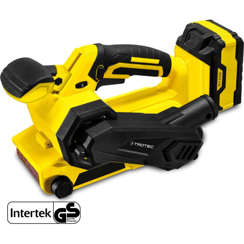 foto del prodotto trotec levigatrice a nastro a batteria pbss 10 20v