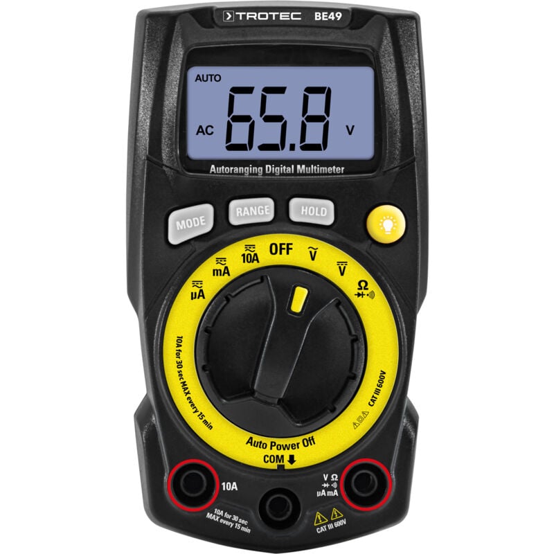foto del prodotto trotec multimetro digitale be49