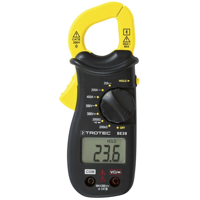 foto del prodotto trotec pinza amperometrica be38