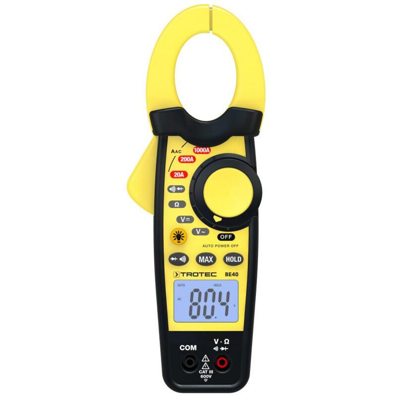 foto del prodotto trotec pinza amperometrica be40