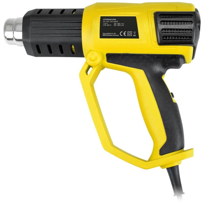 foto del prodotto trotec pistola ad aria calda hystream 2000 - livelli di temperatura dell'essiccatore ad aria calda 50 650 , 2000 w - protezione da