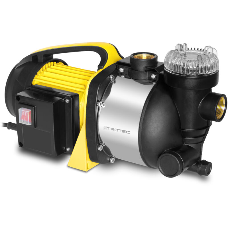 foto del prodotto trotec pompa da giardino tgp 1005 esf pompa con potenza 3500 l h, 1000 w, pressione di mandata 4,2 bar, altezza 42 m, altezza di aspirazione 7 m,