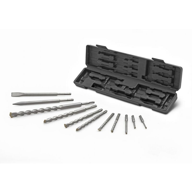foto del prodotto trotec set di accessori per martello perforatore scalpellatore 11 pz. 