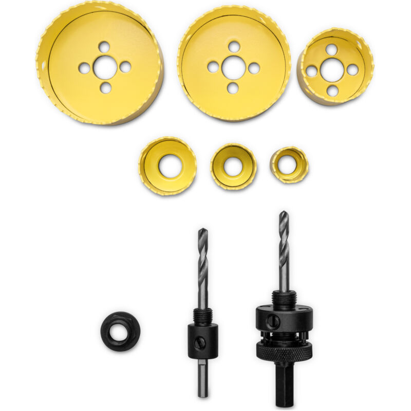 foto del prodotto trotec set di seghe a tazza in hss bi metallo