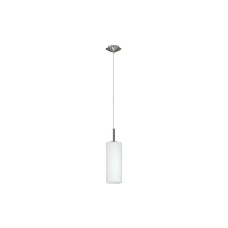 foto del prodotto troy 3 lampada a sospensione e27 1 luce 100w vetro bianco 85977 eglo