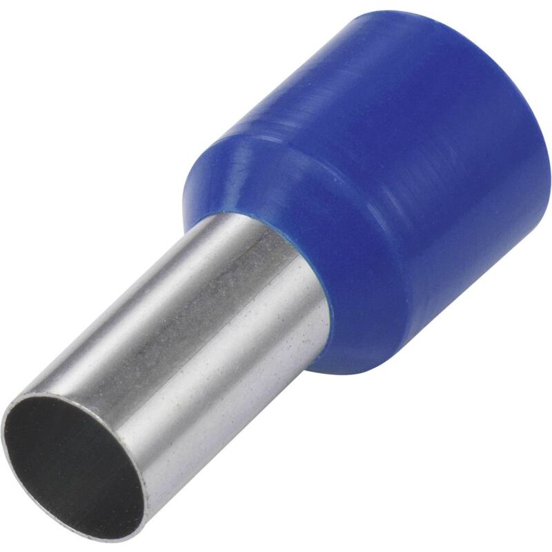 foto del prodotto tru components 1091270 capocorda 16 mm parzialmente isolato blu 100 pz.