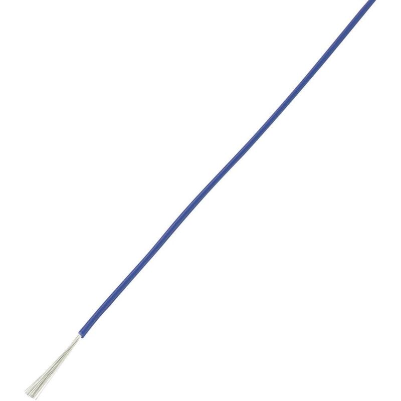 foto del prodotto tru components 1565235 cavo per cablaggi liy 1 x 0.50 mm blu 100 m