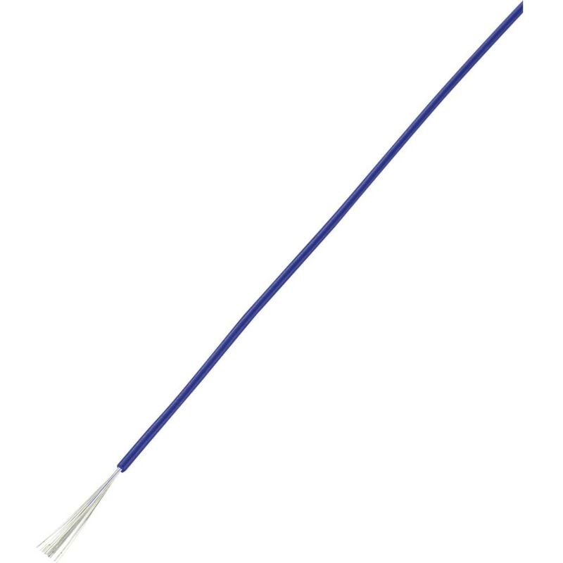 foto del prodotto tru components 1566835 cavo per cablaggi liy 1 x 0.14 mm blu 100 m