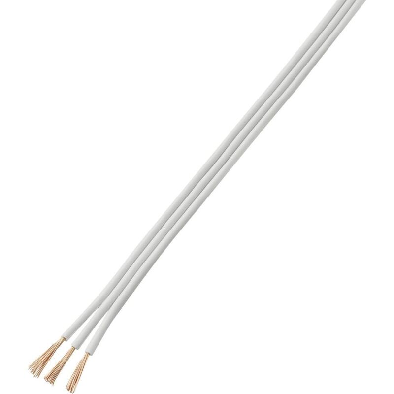 foto del prodotto tru components 1566989 cavo per cablaggi 3 x 0.75 mm bianco 20 m