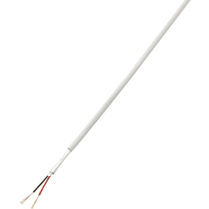 foto del prodotto tru components 1567173 cavo per allarmi liyy 2 x 0.14 mm bianco 50 m