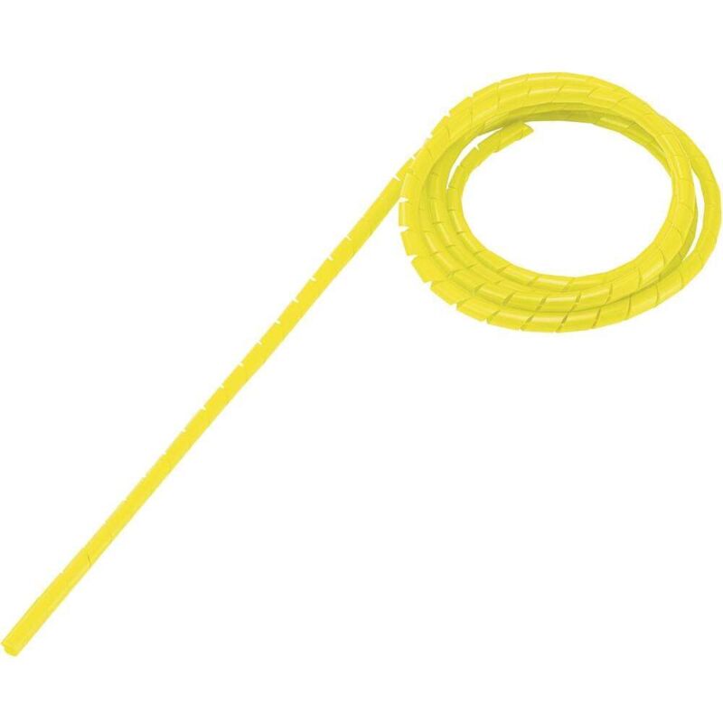 foto del prodotto tru components 1570259 wb 0203 guaina spiralata 2 fino a 25 mm giallo 5 m