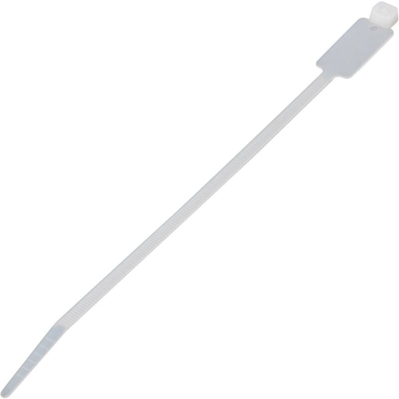 foto del prodotto tru components 1593123 tc mcv 200s203 segnafili superficie stampabile 30 x 15 mm naturale 100 pz.