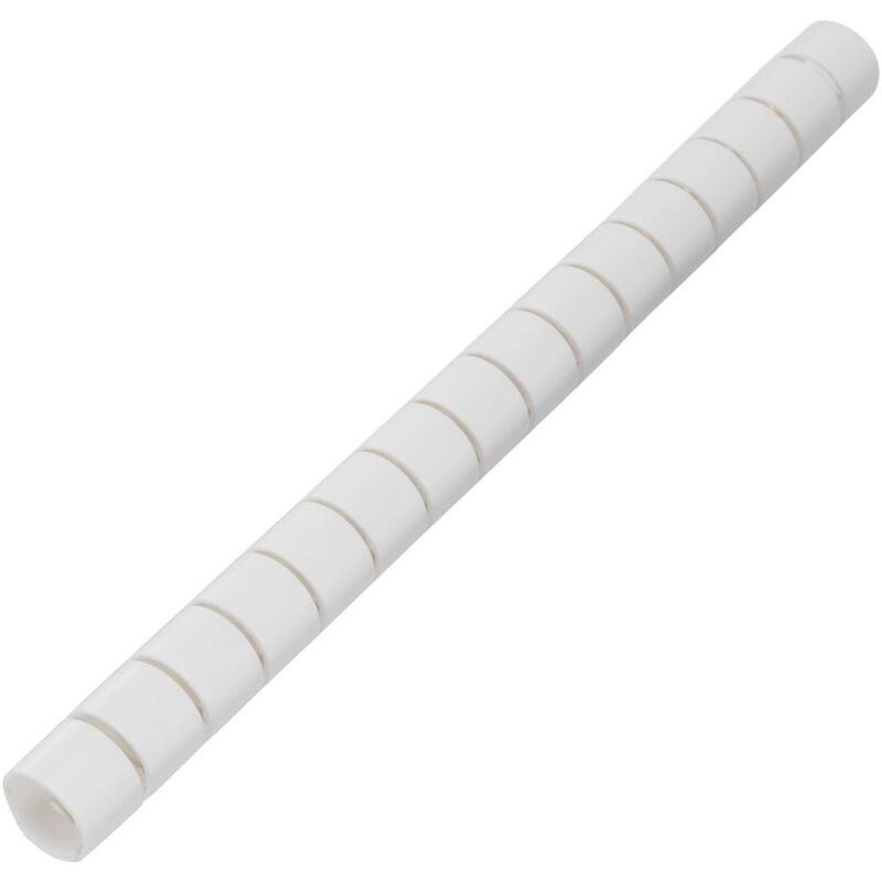 foto del prodotto tru components 1593189 tc mx klt8we203 guaina spiralata 8 mm max bianco 5 m