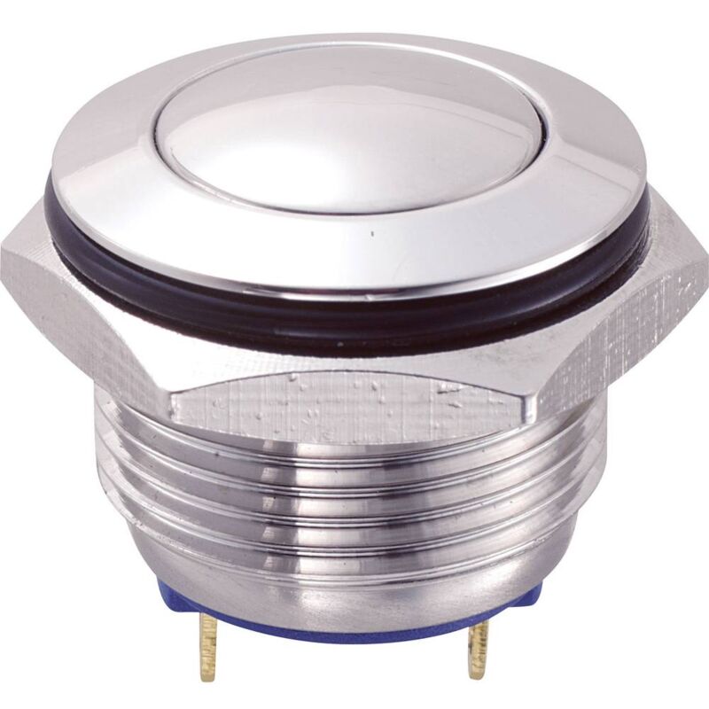 foto del prodotto tru components 701789 gq16b 10 j s pulsante antivandalo 48 v dc 2 a 1x off on momentaneo 1 pz.