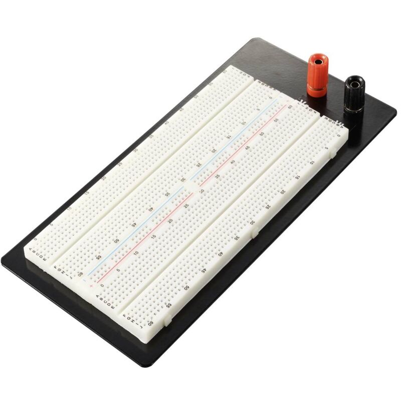 foto del prodotto tru components breadboard totale poli 1360 l x l 211 mm x 100 mm 1 pz.