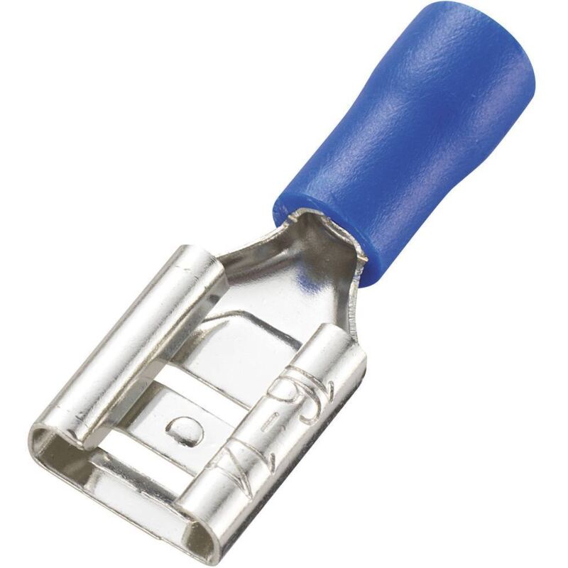 foto del prodotto tru components connettore faston femmina, larghezza di inserimento 8,0 mm, spessore di inserimento 0,8 mm 180 , parzialmente isolato