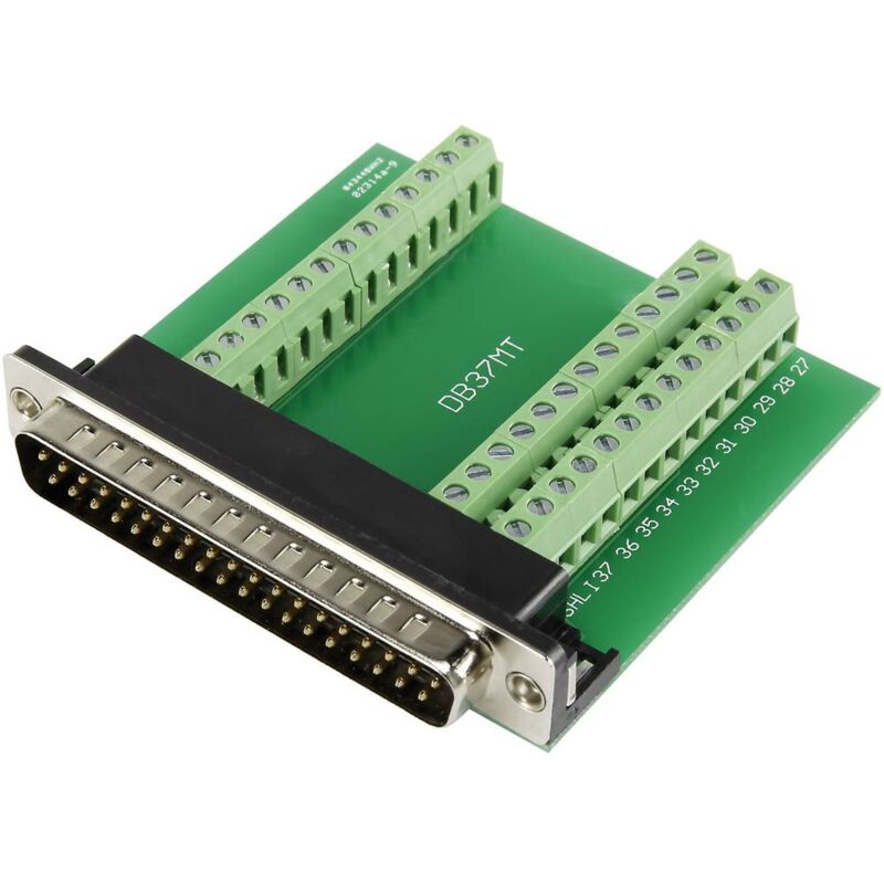 foto del prodotto tru components dsub37m 39tb 3 1229330 spina sub d 90 numero poli num 37 a vite 1 pz.