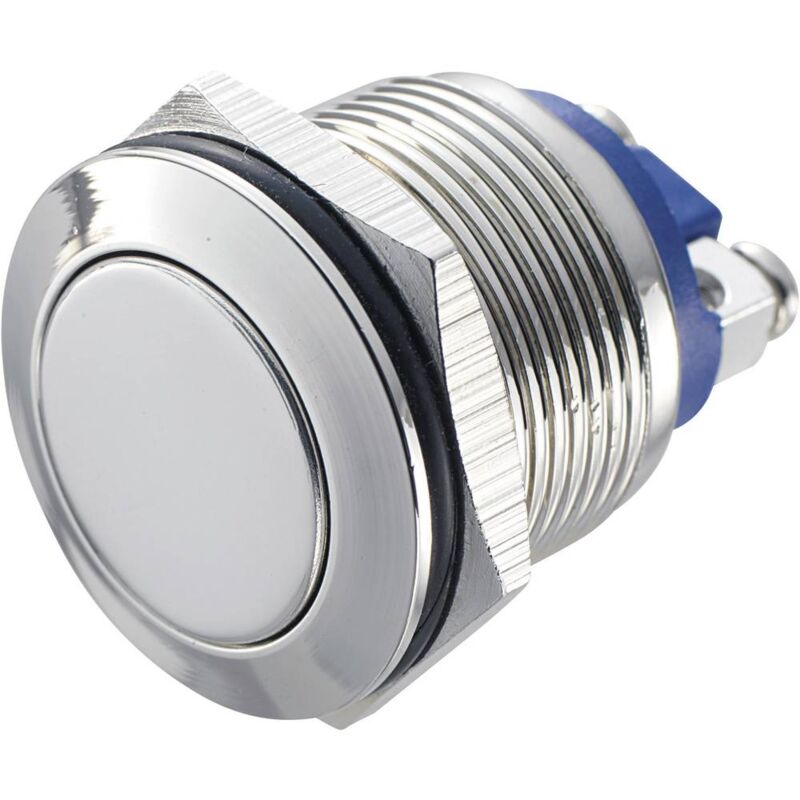 foto del prodotto tru components gq 19f n pulsante antivandalo 48 v dc 2 a 1x off on momentaneo ip65 1 pz.