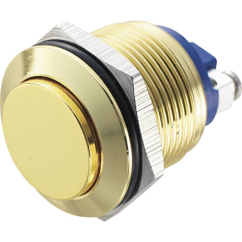 foto del prodotto tru components gq 19h g pulsante antivandalo 48 v dc 2 a 1x off on momentaneo ip65 1 pz.