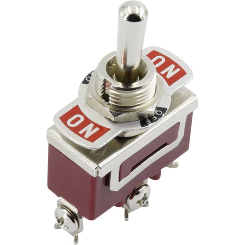 foto del prodotto tru components interruttore a levetta 250 v ac, 15 a, 2 on off on xt 23b, agganciante, 1 pz.