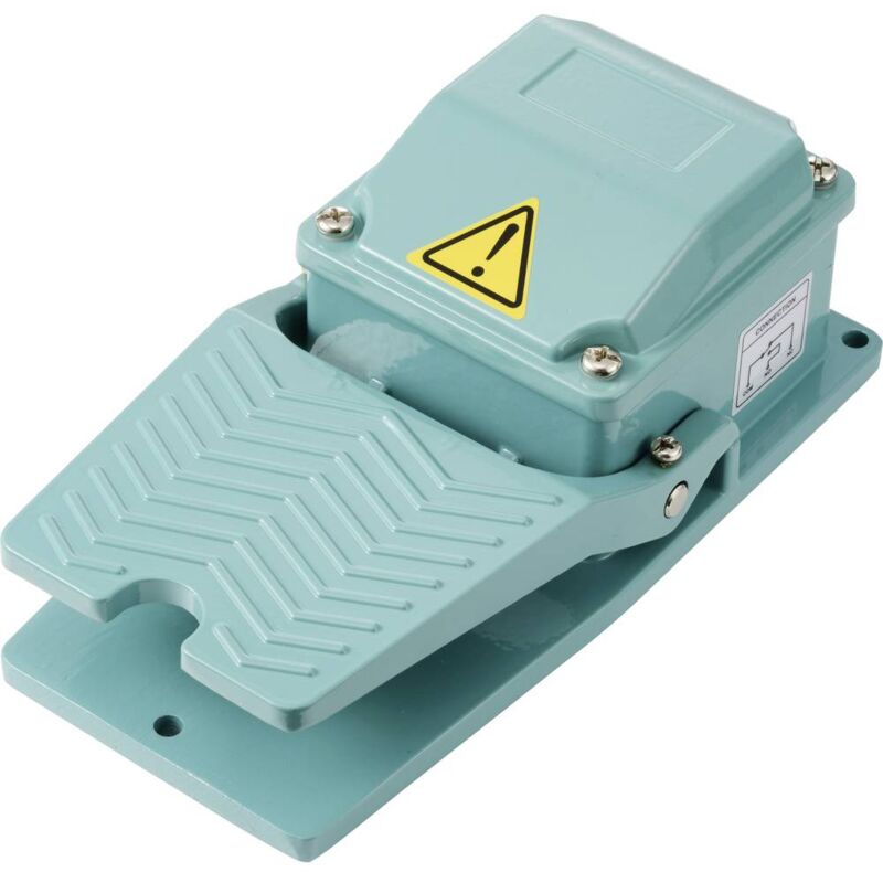 foto del prodotto tru components interruttore a pedale 250 v ac 15 a, 1 dispositivo di chiusura xf 402 1 pz.