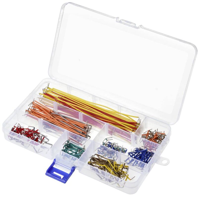 foto del prodotto tru components kit cavi ponticelli flessibili jumper l x l x a 172 x 100 x 22 mm 350 pz.