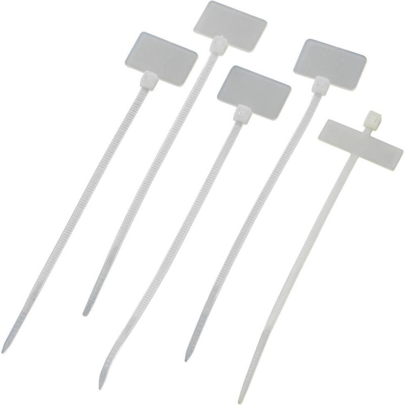 foto del prodotto tru components marcatore conduttore, superficie per l etichettatura 20 x 13 mm naturale 539848, 100 pz.