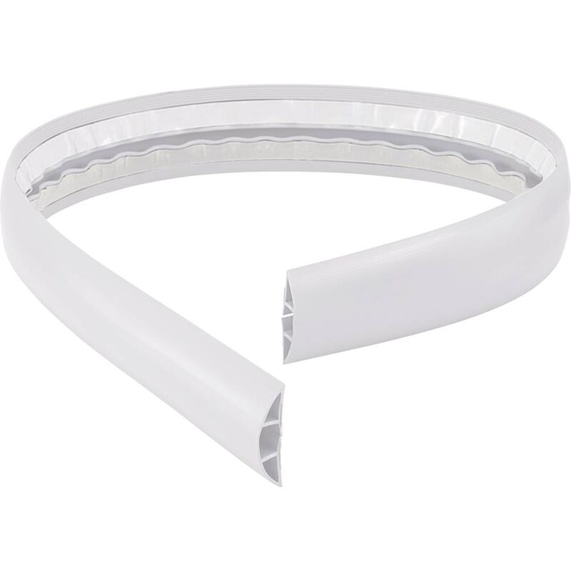 foto del prodotto tru components ponte passacavi 1565440 pvc bianco numero canali 1 1800 mm contenuto 1.8 m