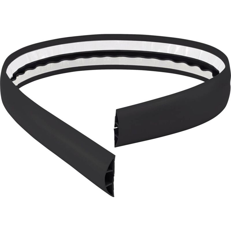 foto del prodotto tru components ponte passacavi 1570428 pvc nero numero canali 1 1800 mm contenuto 1.8 m