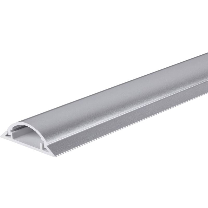 foto del prodotto tru components ponte passacavi 1572569 pvc argento numero canali 1 1000 mm contenuto 1 m