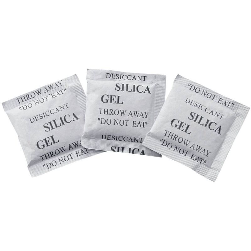 foto del prodotto tru components sacchetto disidratante 5 g l x l x a 58 x 47 x 3 mm trasparente gel di silice 250 pz.