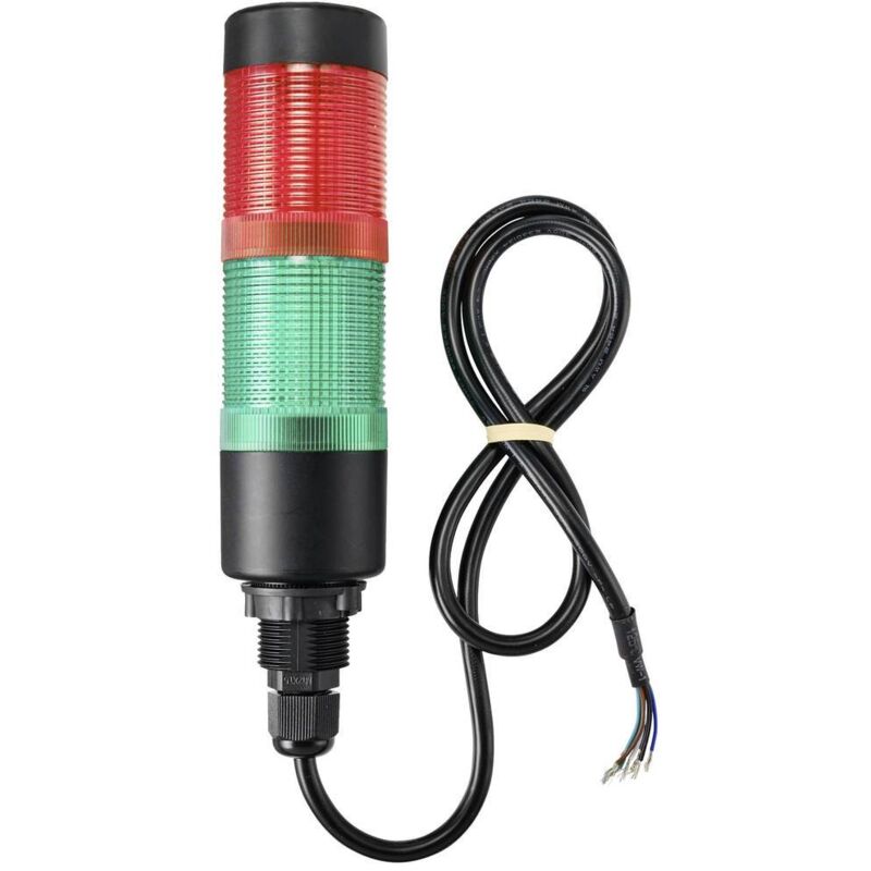 foto del prodotto tru components tc 11469360 torretta di segnalazione led rosso, verde ip65 1 pz.