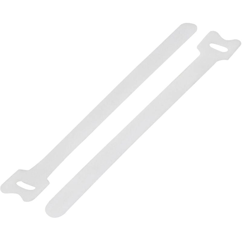 foto del prodotto tru components tc 12351680 fascette a strappo per raggruppare lato morbido e lato rigido l x l 210 mm x 16 mm bianco