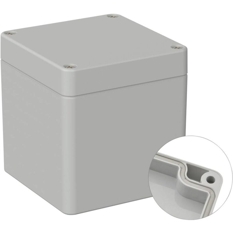 foto del prodotto tru components tc 9065644 alloggiamento industriale 82 x 80 x 85 abs grigio ral 7035 1 pz.