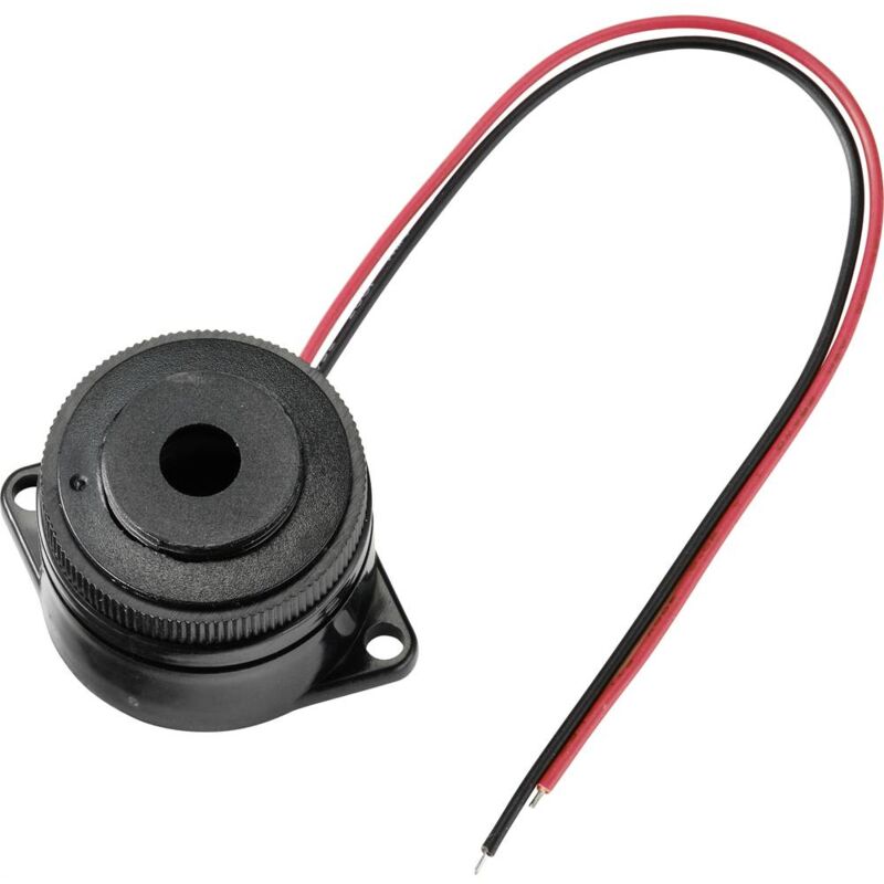 foto del prodotto tru components tc 9202120 buzzer piezo pressione acustica 75 db tensione 12 v dc tono continuo 1 pz.