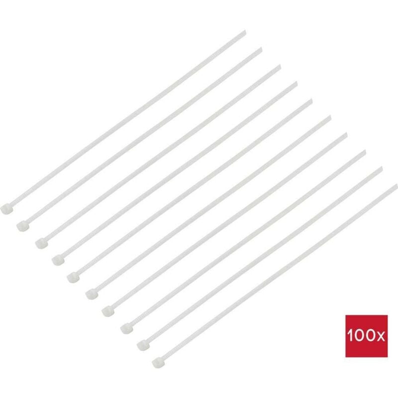 foto del prodotto tru components tc bt 810 8.8 n fascetta per cavi 810 mm 8.8 mm naturale stabilit chimica 100 pz.