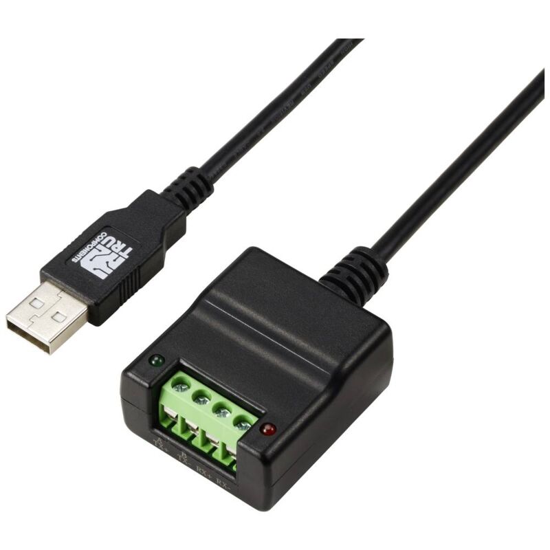 foto del prodotto tru components tc kw 190 convertitore seriale usb, rs 485, rs 422 numero di ingressi 1 x num. uscite 1 x 1 pz.