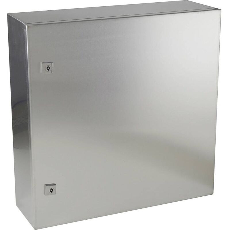 foto del prodotto tru components tc ss606020 quadro elettrico 600 x 600 x 200 acciaio inox grigio luminescente 1 pz.