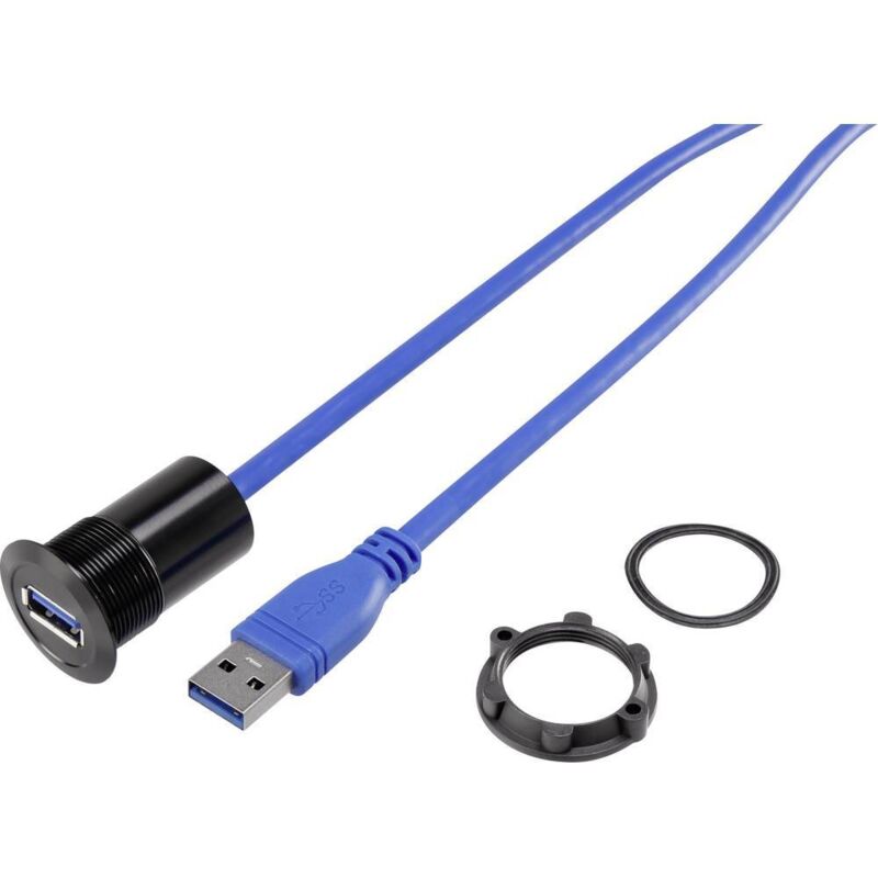 immagine 0 del prodotto tru components usb 21 presa usb da incasso di tipo a 3.0 presa contenuto 1 pz.