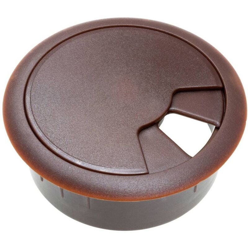 foto del prodotto tru components wp50bn passacavo per piani di lavoro abs marrone 1 pz.